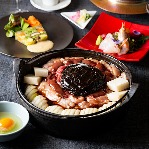 鳥味噌鍋コース | 鳥善 オリエンタルテラス